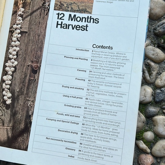 Vintage 70s “12 Months Harvest" Book Canning, Preserving, Harvesting, Homestead - Picture 3 of 12